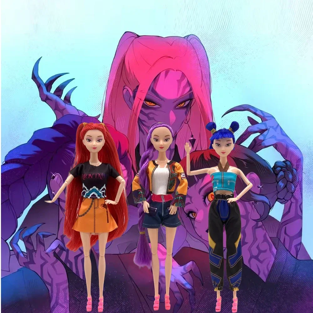 Anime Action Figure Kpop Demon Hunters Girl Group Movable Joints Cartoon Doll silica gel Model Desktop Decor Girls Toy Collectio
Anime Action Figure Kpop Demon Hunters Girl Group Movable Joints Cartoon Doll silica gel Model Desktop Decor Girls Toy Collectio