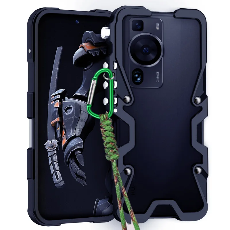 Алюминиевый механический чехол-бампер на руку для Huawei P60 Pro, металлический защитный чехол для телефона
Алюминиевый механический чехол-бампер на руку для Huawei P60 Pro, металлический защитный чехол для телефона