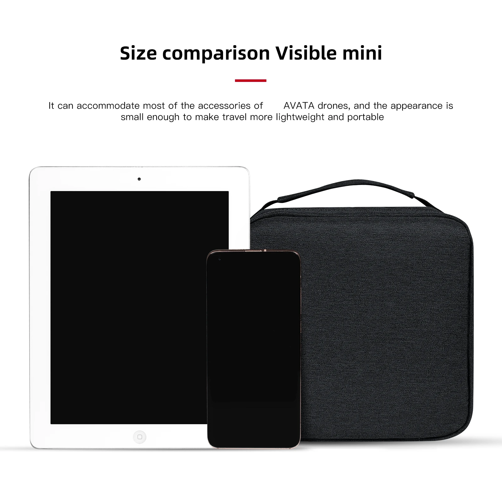 Carrying bag for DJI Avata 360 /2 large capacity drone accessories
Carrying bag for DJI Avata 360 /2 large capacity drone accessories