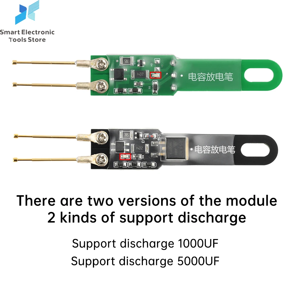 1000UF 5000UF Portable Capacitor Discharge Pen High Voltage Discharging Tool Constant Discharge Pen for Electronic Safety
1000UF 5000UF Portable Capacitor Discharge Pen High Voltage Discharging Tool Constant Discharge Pen for Electronic Safety