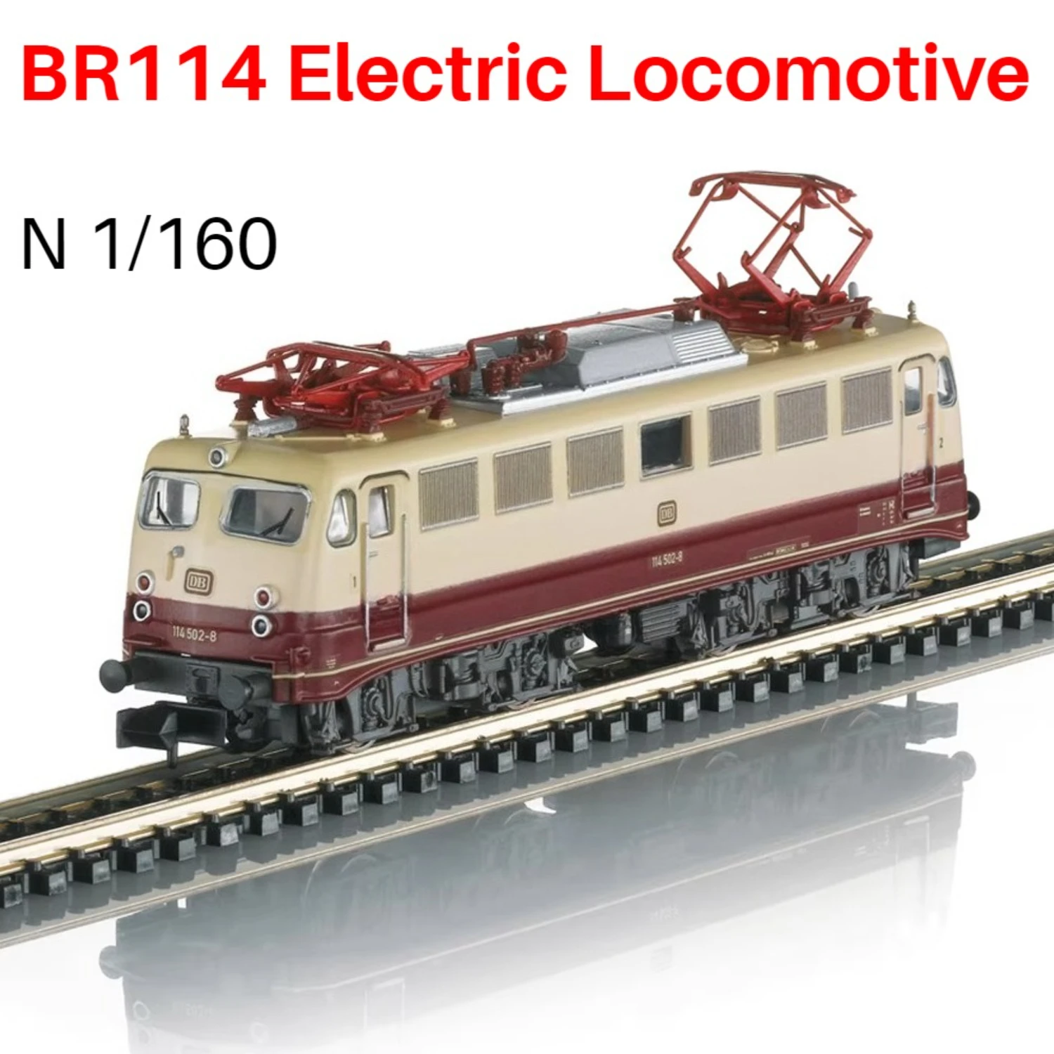N-тип 1/160 игрушечный поезд BR114 Тип 16265 Электрический локомотив Цифровые звуковые эффекты DB Коллекционный подарок Модель поезда Игрушка для мальчика в подарок
N-тип 1/160 игрушечный поезд BR114 Тип 16265 Электрический локомотив Цифровые звуковые эффекты DB Коллекционный подарок Модель поезда Игрушка для мальчика в подарок