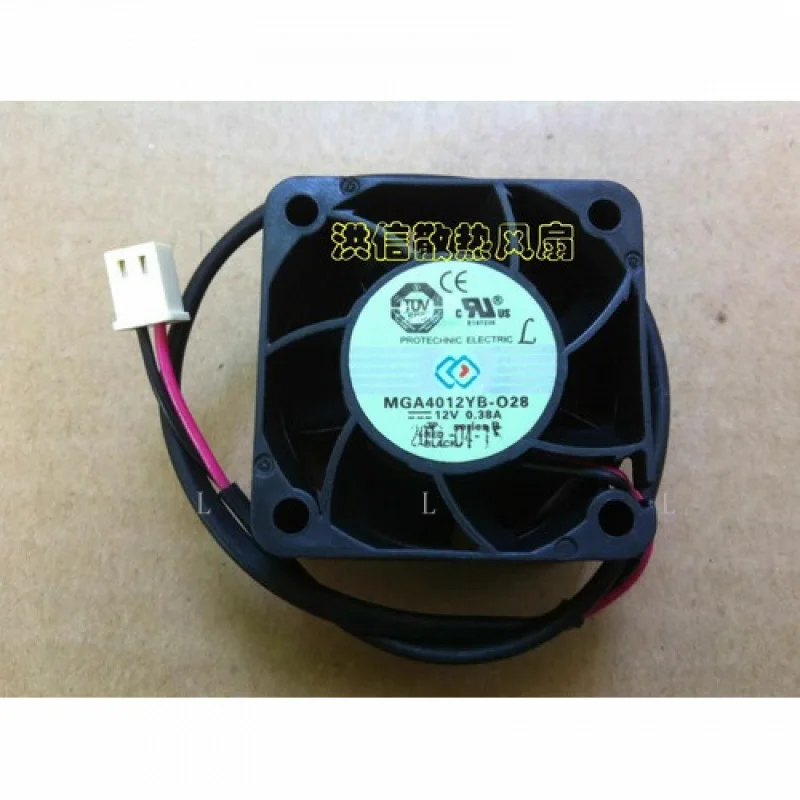 L 1 шт. MGA4012YB-O28 4028 DC12V 0,38A 4 см 40*28 мм 2-проводной двухшаровой охлаждающий вентилятор
L 1 шт. MGA4012YB-O28 4028 DC12V 0,38A 4 см 40*28 мм 2-проводной двухшаровой охлаждающий вентилятор