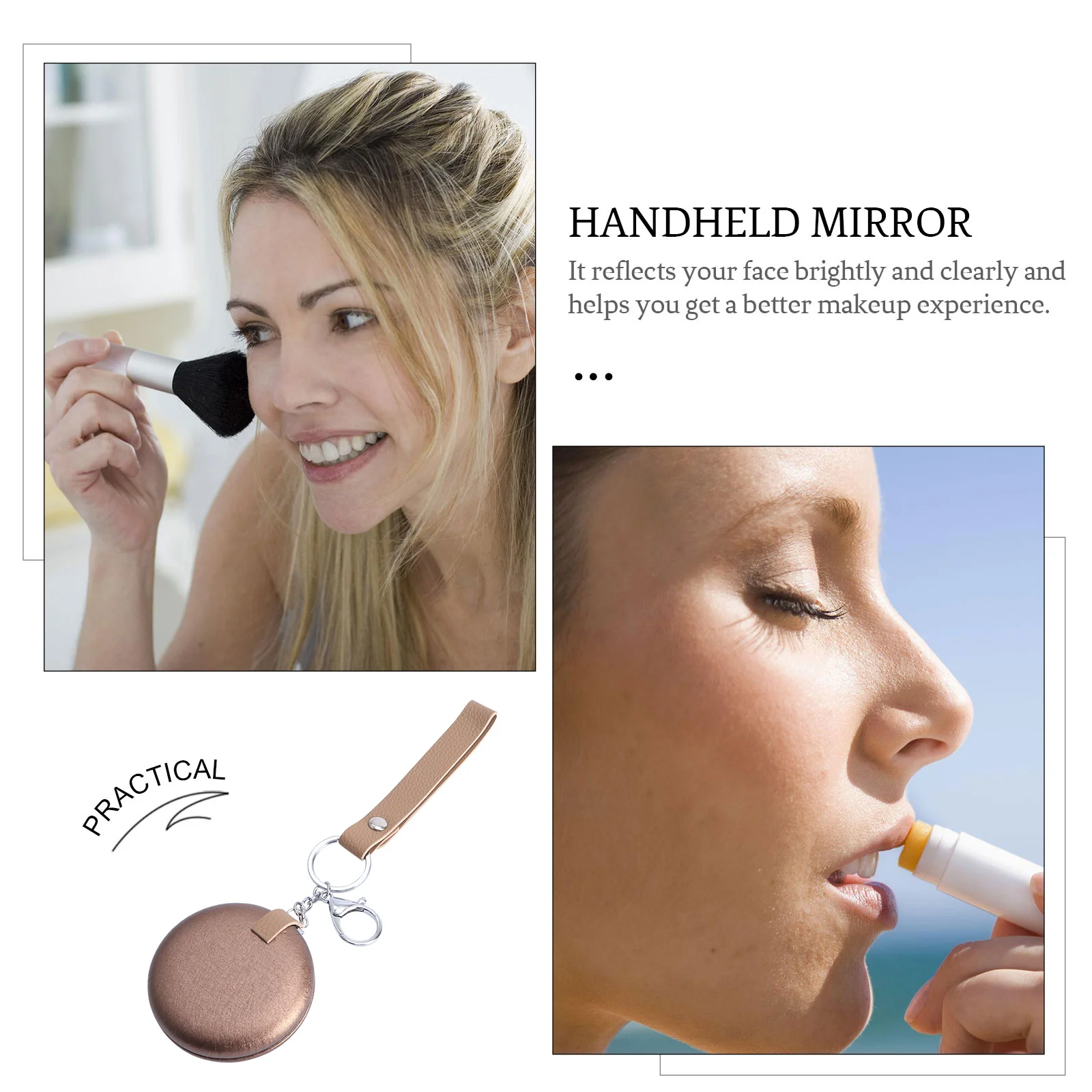 Keychain Mirror Folding Metal Pocket Hand Held Mirrors with Handle Foldable Makeup Compact Cute Mini Small
Keychain Mirror Folding Metal Pocket Hand Held Mirrors with Handle Foldable Makeup Compact Cute Mini Small