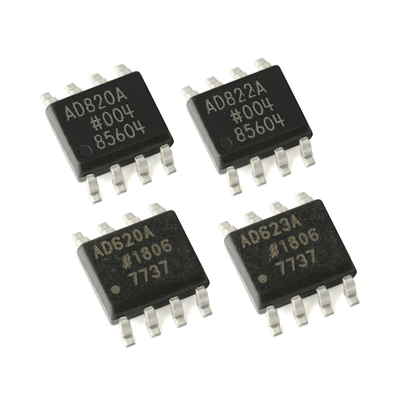 2PCS AD620A AD623A AD680A AD706A AD820A AD822A AD823A AR ARZ SOP8 Single-supply rail-to-rail FET operational amplifier chip
2PCS AD620A AD623A AD680A AD706A AD820A AD822A AD823A AR ARZ SOP8 Single-supply rail-to-rail FET operational amplifier chip
