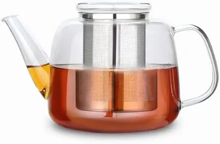 Easyworkz Glass Teapot with Stainless Steel Sugar Bowl & Creamer Set
Easyworkz Glass Teapot with Stainless Steel Sugar Bowl & Creamer Set