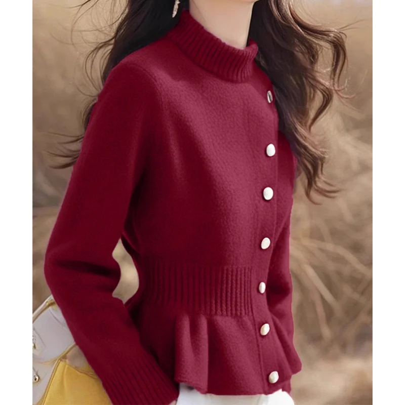 Office Lady Elegant Commute Solid Sweaters Spring Autumn Chic Button Slim Fashion Cardigan Loose High Quality Tops
Office Lady Elegant Commute Solid Sweaters Spring Autumn Chic Button Slim Fashion Cardigan Loose High Quality Tops