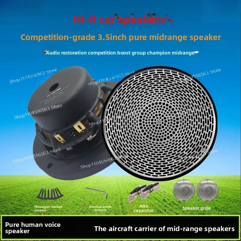 3.5-inch midrange speakers, three-way car audio upgrade, audiophile
3.5-inch midrange speakers, three-way car audio upgrade, audiophile