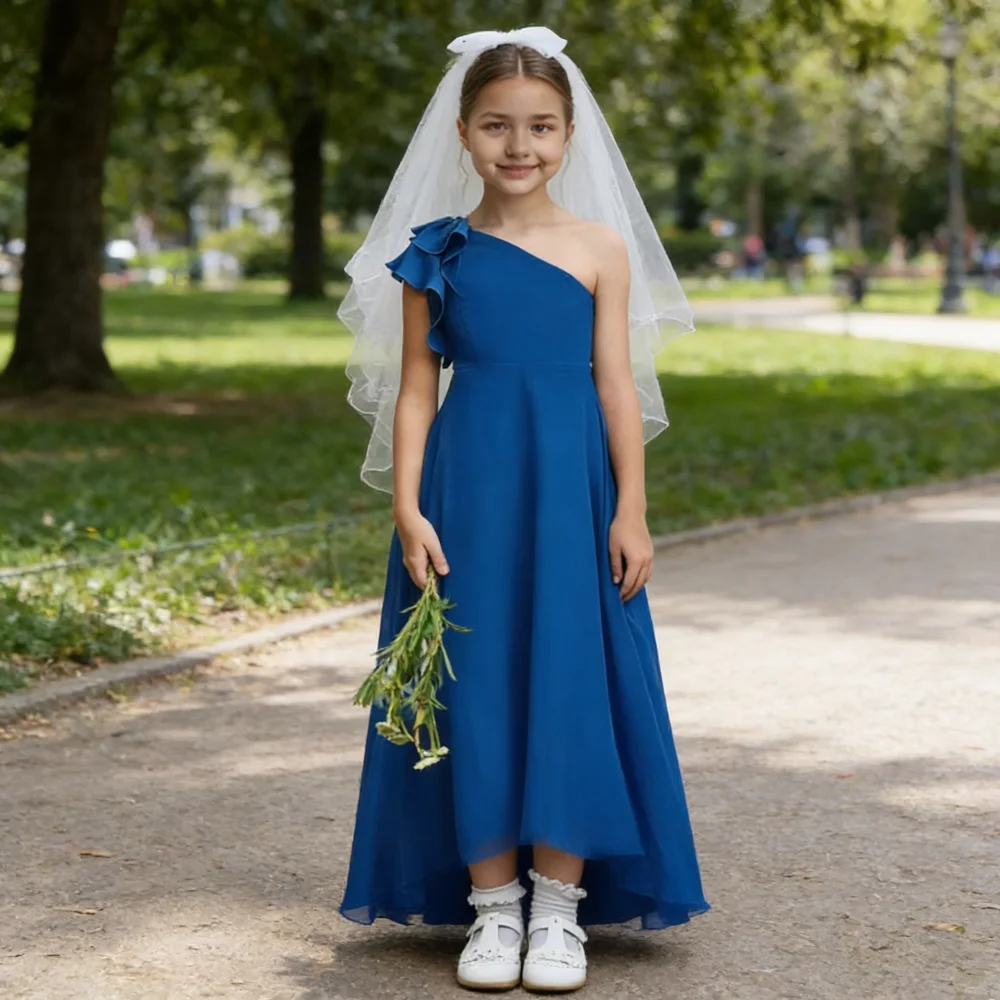 Girls Party Birthday Chic One-Shoulder A-Line One ShoulderElegant Junior Bridesmaid Dress For Chiffon Dresses Kids Clothes
Girls Party Birthday Chic One-Shoulder A-Line One ShoulderElegant Junior Bridesmaid Dress For Chiffon Dresses Kids Clothes
