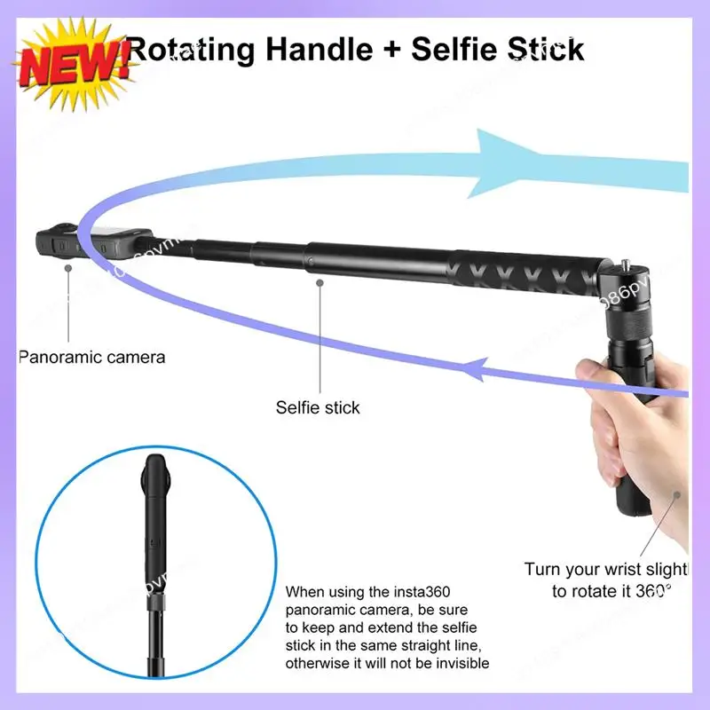 T24C Настольный штатив с поворотной ручкой для контроллера времени Insta360 X3, 110 см, 5-секционная палка для селфи, монопод-B, прочный
T24C Настольный штатив с поворотной ручкой для контроллера времени Insta360 X3, 110 см, 5-секционная палка для селфи, монопод-B, прочный