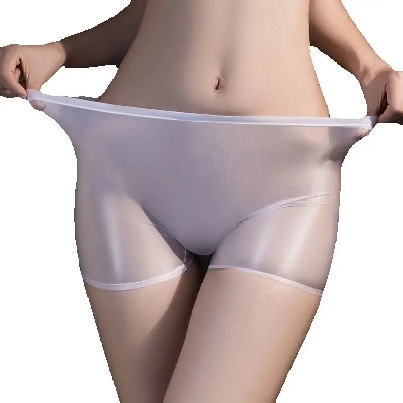 Womens Lingerie Panties Ultrathin Oil Shiny Underwear Smooth Ultra Elastic Boxers Breathable See-Through Underpants Safety Pants
Womens Lingerie Panties Ultrathin Oil Shiny Underwear Smooth Ultra Elastic Boxers Breathable See-Through Underpants Safety Pants