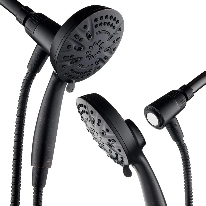 New Magnetic Guidance Docking System - High-Pressure 8-setting Handheld Shower Head with Giant 5 in
New Magnetic Guidance Docking System - High-Pressure 8-setting Handheld Shower Head with Giant 5 in