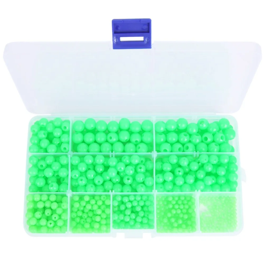 820 PCS Luminous Fishing Bead Kit Round Shape with Center Hole Fishing Lures Bead Green Multi Models Fishing Beads
820 PCS Luminous Fishing Bead Kit Round Shape with Center Hole Fishing Lures Bead Green Multi Models Fishing Beads