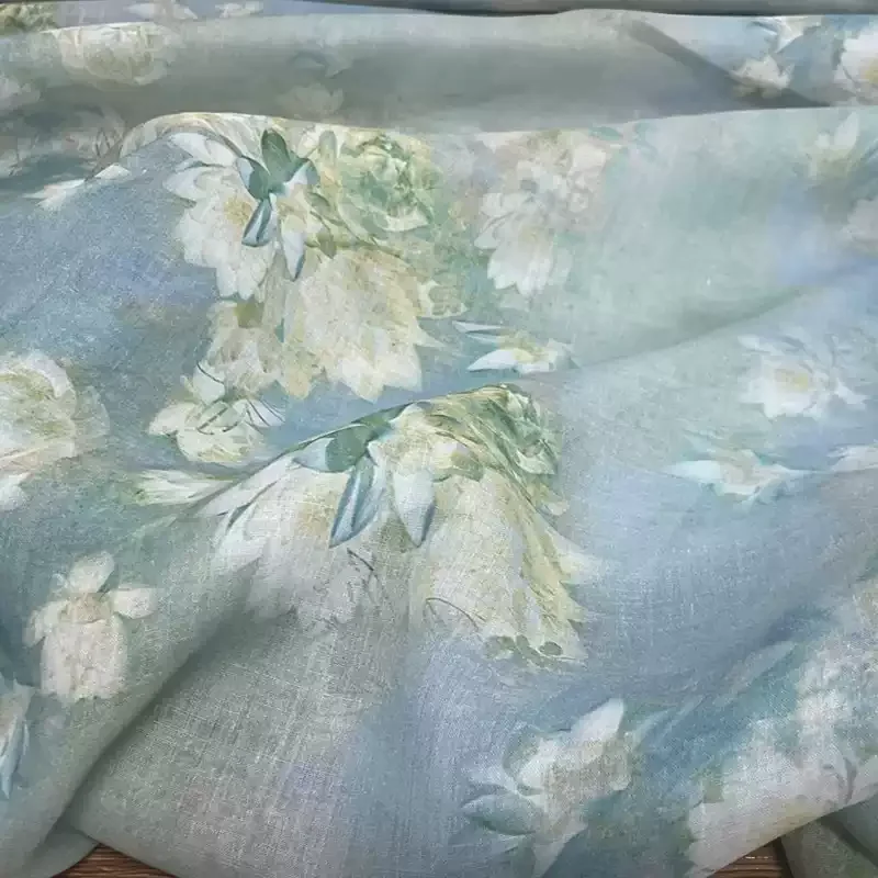 50 * 138cm 100% printed and dyed ramie fabric, used for making women's shirts, skirts, and DIY sewing fabrics.
50 * 138cm 100% printed and dyed ramie fabric, used for making women's shirts, skirts, and DIY sewing fabrics.