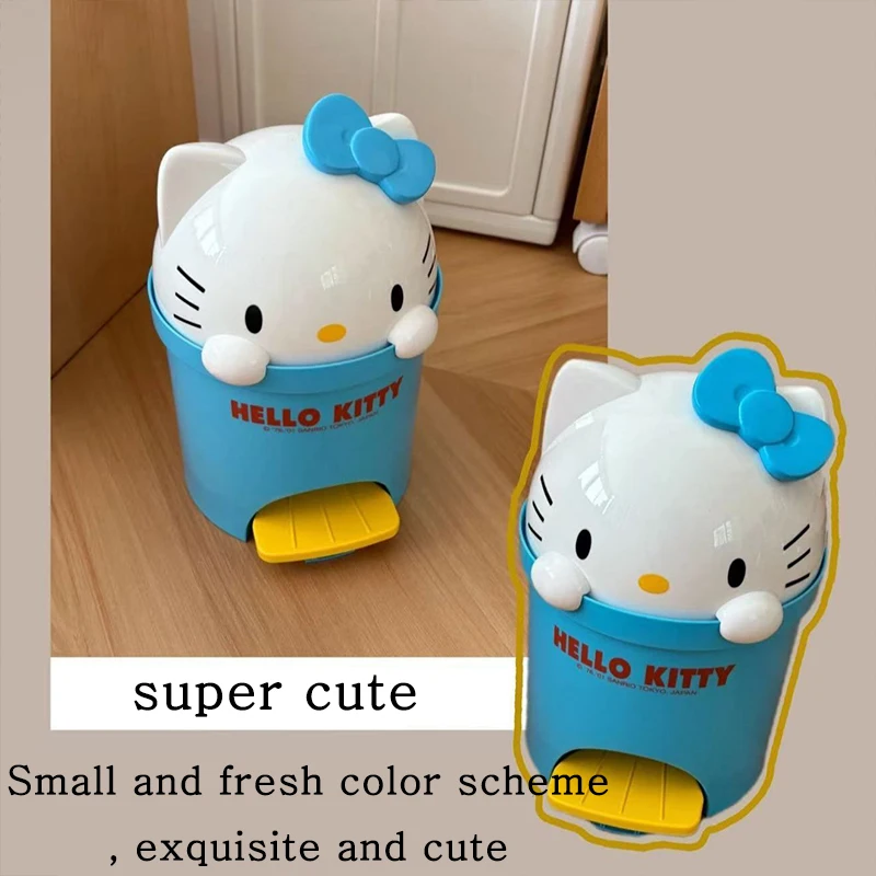 HelloKitty cartoon peripheral desktop storage trash can, high-quality trash can, household items room placement, waste storage
HelloKitty cartoon peripheral desktop storage trash can, high-quality trash can, household items room placement, waste storage