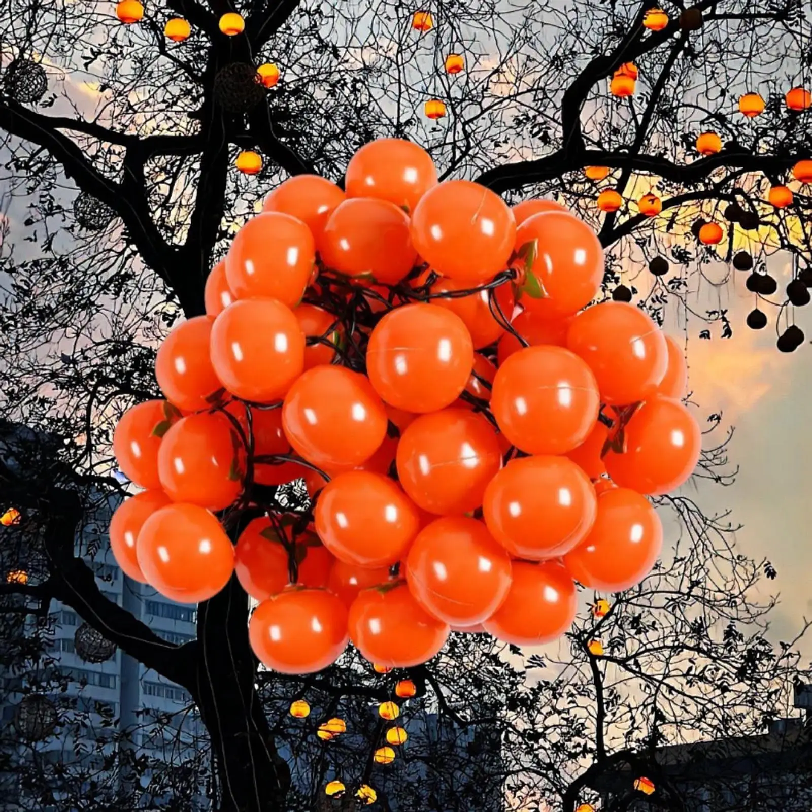 Outdoor Garden Persimmon Lantern LED String Lights USB Hanging Light for Terrace Living Room Party Decorations
Outdoor Garden Persimmon Lantern LED String Lights USB Hanging Light for Terrace Living Room Party Decorations