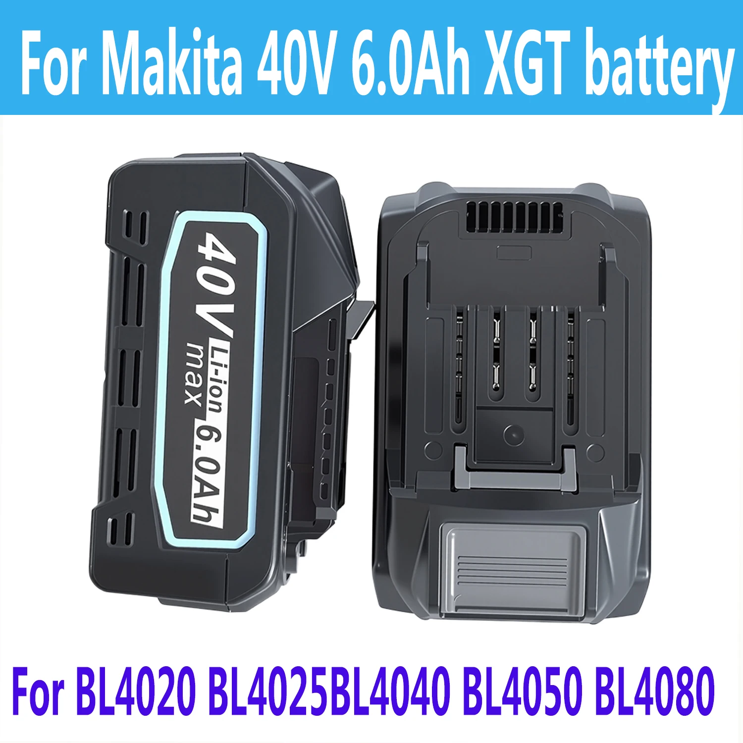 For Makita Brand New Cordless Drill Li-ion Replacement 6.0Ah Battery, Compatible with Makita 40V Power tools replacement battery
For Makita Brand New Cordless Drill Li-ion Replacement 6.0Ah Battery, Compatible with Makita 40V Power tools replacement battery