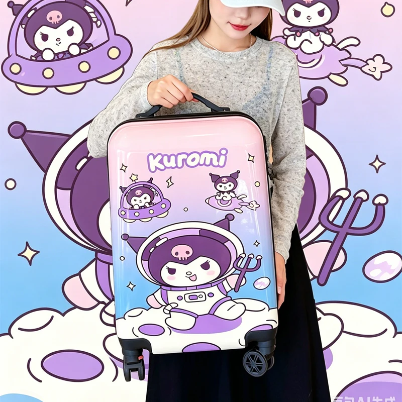 20 Inches Girl Trolley Case Kuromi Hello Kittys Student Password Lock Waterproof Suitcase Large Capacity Check-In Luggage
20 Inches Girl Trolley Case Kuromi Hello Kittys Student Password Lock Waterproof Suitcase Large Capacity Check-In Luggage