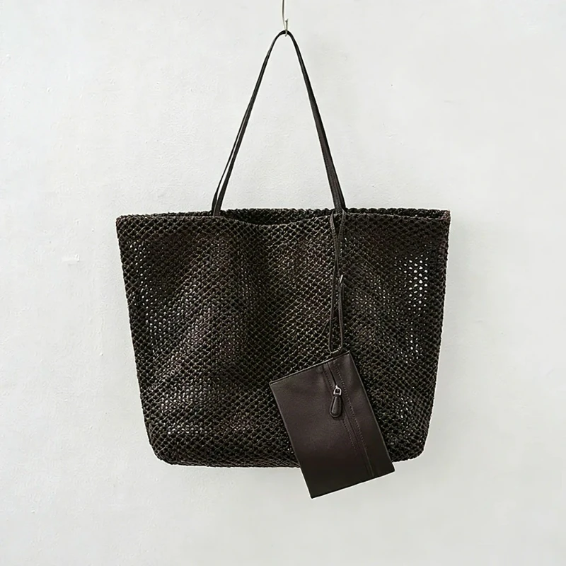 Hollow Woven Beach Bag Tote Bohemian Paper Rope Straw Bags for Women Shoulder Bag NEW Summer Travel Handbags Shopper Purses Chic
Hollow Woven Beach Bag Tote Bohemian Paper Rope Straw Bags for Women Shoulder Bag NEW Summer Travel Handbags Shopper Purses Chic