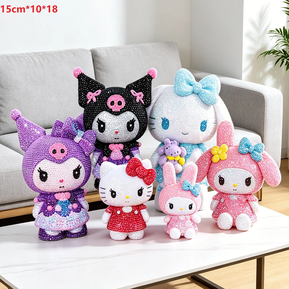 Hot-selling handmade Sanrio diamond-studded piggy bank cute plush home decoration
Hot-selling handmade Sanrio diamond-studded piggy bank cute plush home decoration