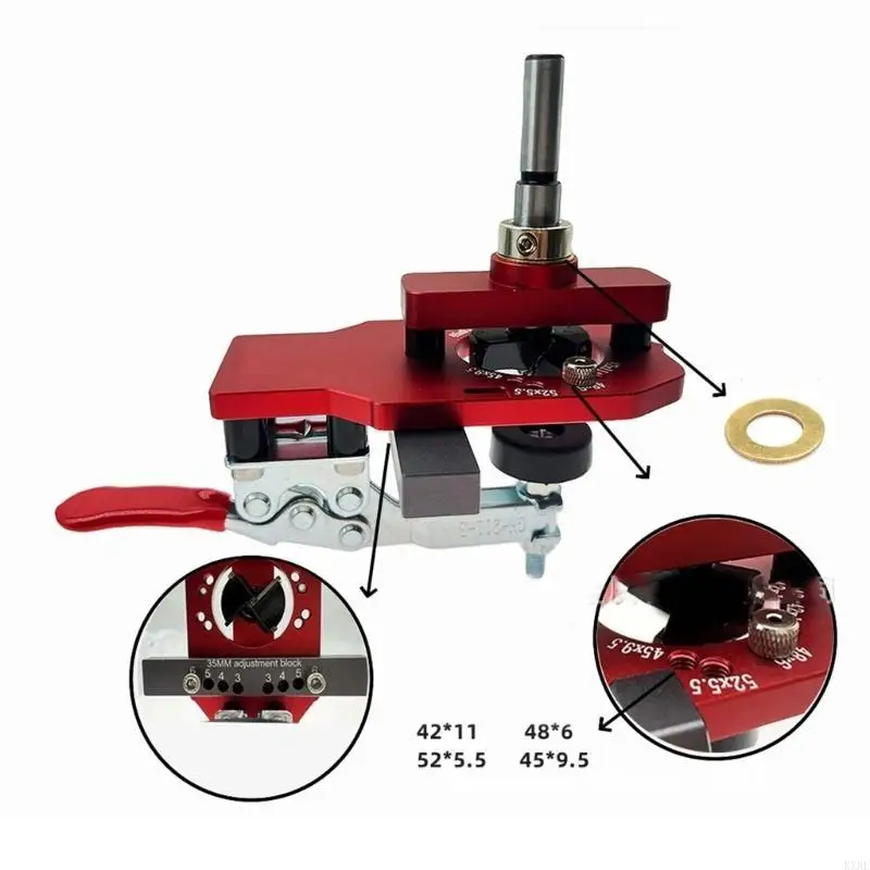 Multifunction 2 In 1 Cabinet Hinge Jig Precisions 35mm Hole Drill Guide for Quick Setups Cabinet Door Installation Tool KXRE
Multifunction 2 In 1 Cabinet Hinge Jig Precisions 35mm Hole Drill Guide for Quick Setups Cabinet Door Installation Tool KXRE