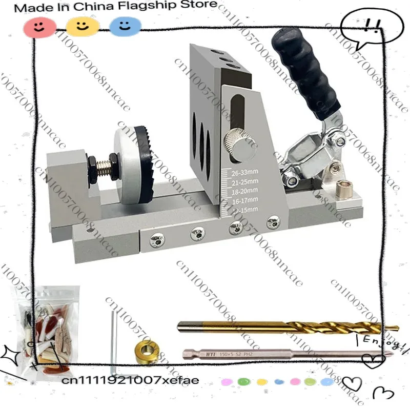 Woodworking 15 Degree Angle Drill Guide Set Pocket Hole Jig Oblique Hole Puncher for DIY Carpentry
Woodworking 15 Degree Angle Drill Guide Set Pocket Hole Jig Oblique Hole Puncher for DIY Carpentry