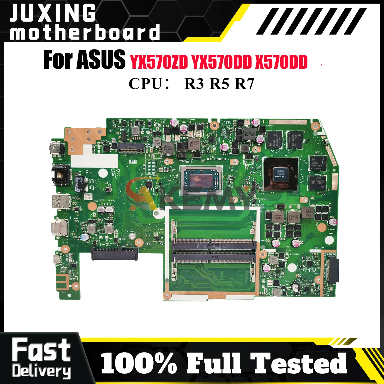 X570DD Laptop Motherboard For ASUS VivoBook YX570DD YX570ZD X570D X570DD Notebook Mainboard With R3 R5 R7 CPU 100% tests OK stk
X570DD Laptop Motherboard For ASUS VivoBook YX570DD YX570ZD X570D X570DD Notebook Mainboard With R3 R5 R7 CPU 100% tests OK stk