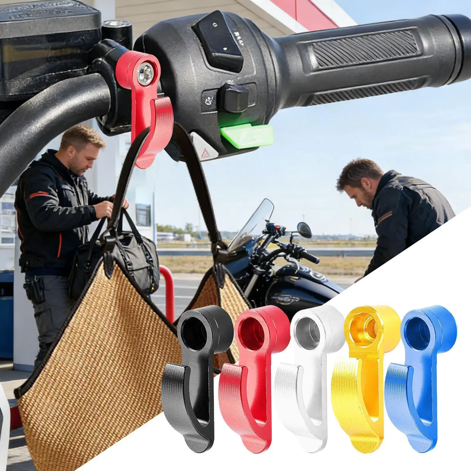 Universal Modification Hook For Motorcycle And Electric Vehicle Disc Brake Upper Cylinder, Side Helmet Hook, Storage Hook
Universal Modification Hook For Motorcycle And Electric Vehicle Disc Brake Upper Cylinder, Side Helmet Hook, Storage Hook