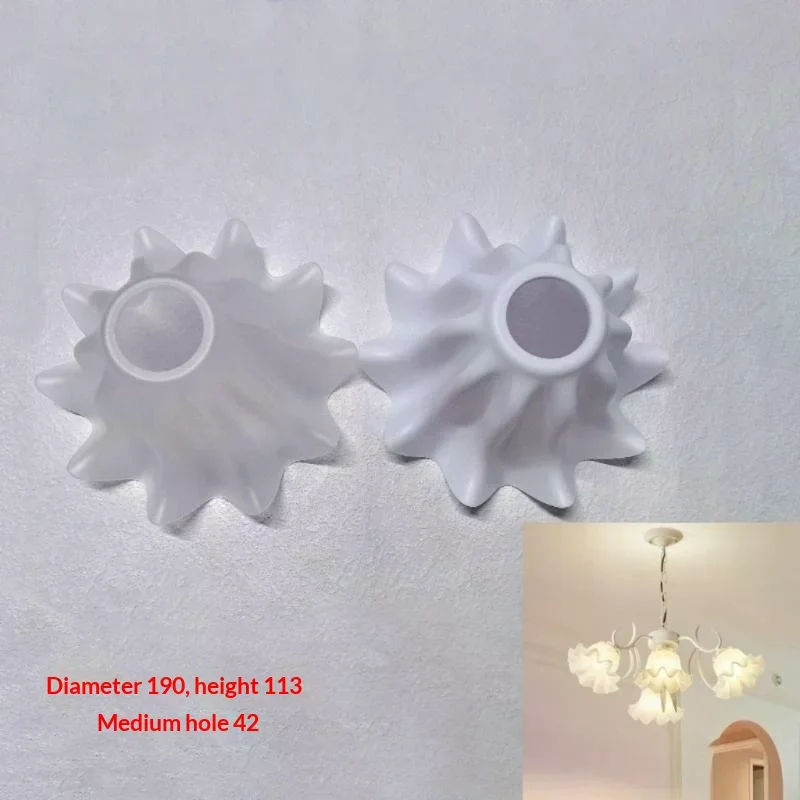 New 1Pcs DIY Wall Night Restaurant Chandelier Replacement E27 Plastic Flower Lampshade Hanging Lamp Accessories Table Parts
New 1Pcs DIY Wall Night Restaurant Chandelier Replacement E27 Plastic Flower Lampshade Hanging Lamp Accessories Table Parts