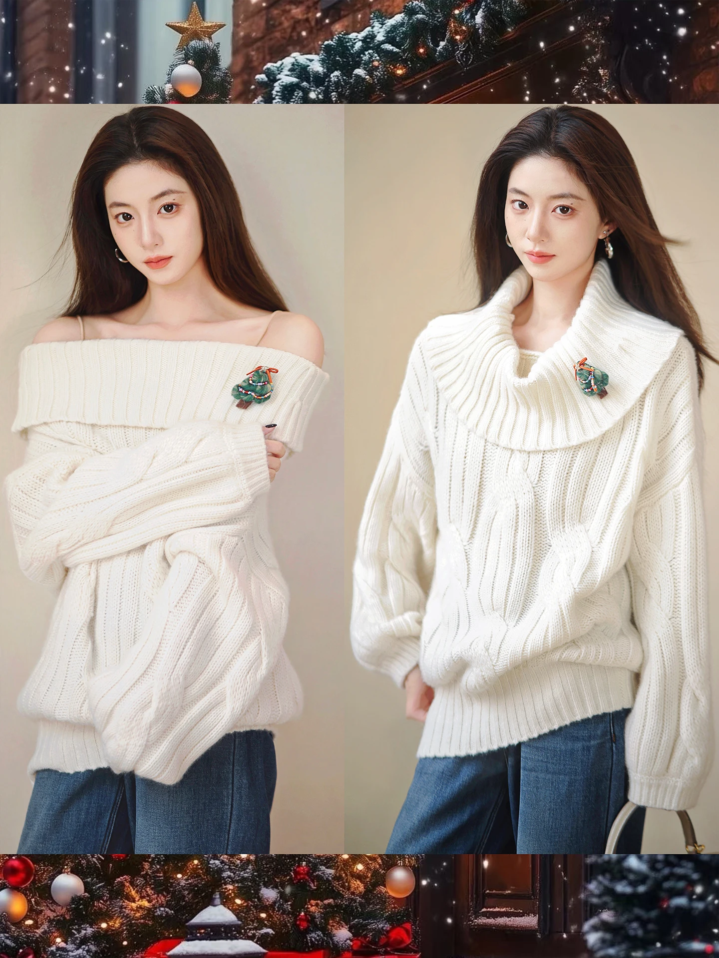 Cinderella Thiened Wool Rabbit Hair Sweater Vintage Twisted Flower Design Warm One-oulder Sweater for Women Commute Sle
Cinderella Thiened Wool Rabbit Hair Sweater Vintage Twisted Flower Design Warm One-oulder Sweater for Women Commute Sle