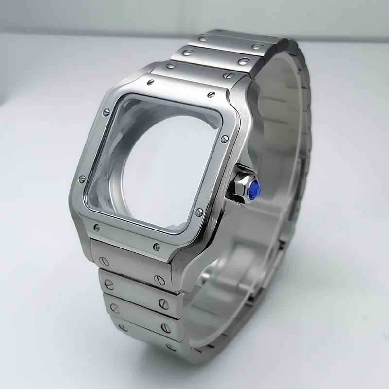 38mm Square Watch Case Santos NH35 316L Stainless steel Watch Accessories, Modification Parts for NH35 4R35 NH36 4R36 Movements
38mm Square Watch Case Santos NH35 316L Stainless steel Watch Accessories, Modification Parts for NH35 4R35 NH36 4R36 Movements