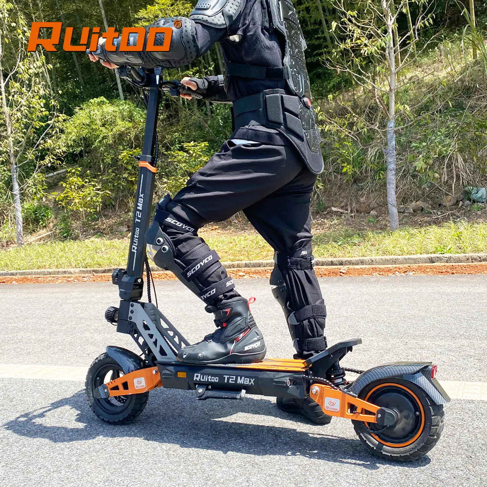 Ruitoo T2Max 1000 Вт, электрический самокат с красивым дизайном, складной двухколесный самокат для взрослых
Ruitoo T2Max 1000 Вт, электрический самокат с красивым дизайном, складной двухколесный самокат для взрослых