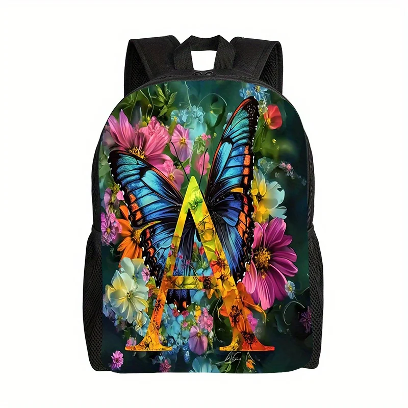1 2D printed backpack, spring style, butterfly and flower pattern. This durable casual bag comes with a zipper and adjustable
1 2D printed backpack, spring style, butterfly and flower pattern. This durable casual bag comes with a zipper and adjustable