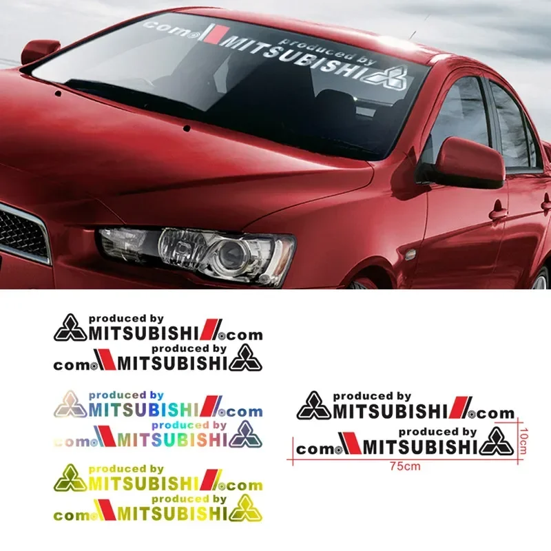 Car Front Windshield Reflective Laser Sticker for Mitsubishi Lancer ASX L200 Pajero Mirage Montero Outlander Eclipse Ralliart
Car Front Windshield Reflective Laser Sticker for Mitsubishi Lancer ASX L200 Pajero Mirage Montero Outlander Eclipse Ralliart