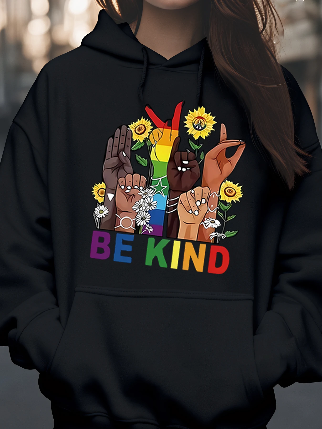 Толстовка с принтом «Радуга, руки, цветы, фестиваль гордости», повседневная одежда унисекс
Толстовка с принтом «Радуга, руки, цветы, фестиваль гордости», повседневная одежда унисекс