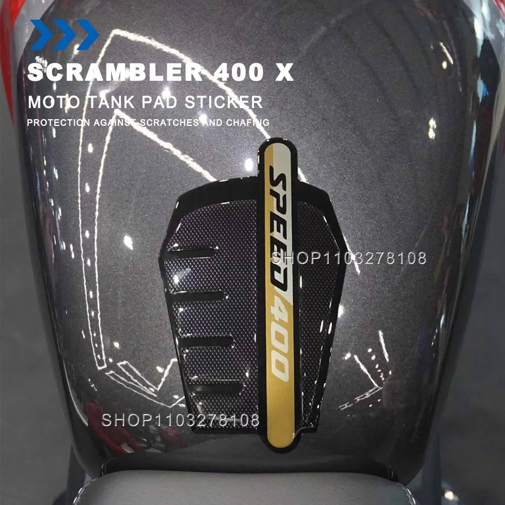 For Speed 400 Limited Edition 3D Epoxy Resin Motorcycle Tank Pad Protection Sticker New Decorative Decal
For Speed 400 Limited Edition 3D Epoxy Resin Motorcycle Tank Pad Protection Sticker New Decorative Decal