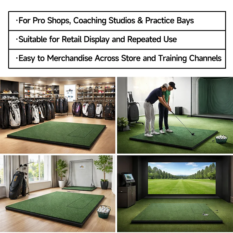 OEM/ODM PA6 Turf Replaceable Insert Channel & Store Universal Commercial Golf Hitting Mat
OEM/ODM PA6 Turf Replaceable Insert Channel & Store Universal Commercial Golf Hitting Mat