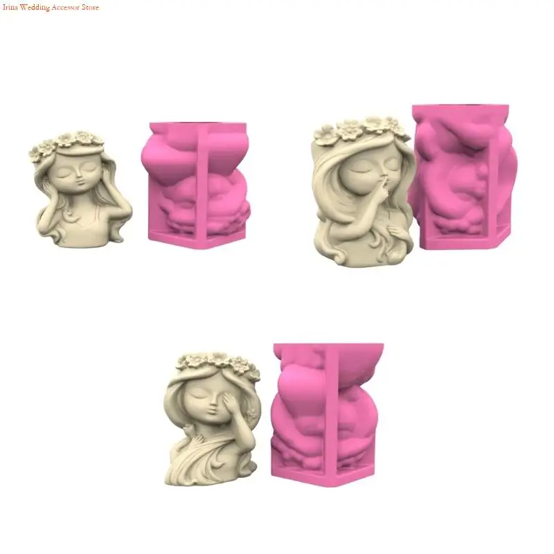 G92D Artistic Flower Pot Silicone Mold For Concrete Plaster Resin DIY Home Decoration Crafts
G92D Artistic Flower Pot Silicone Mold For Concrete Plaster Resin DIY Home Decoration Crafts