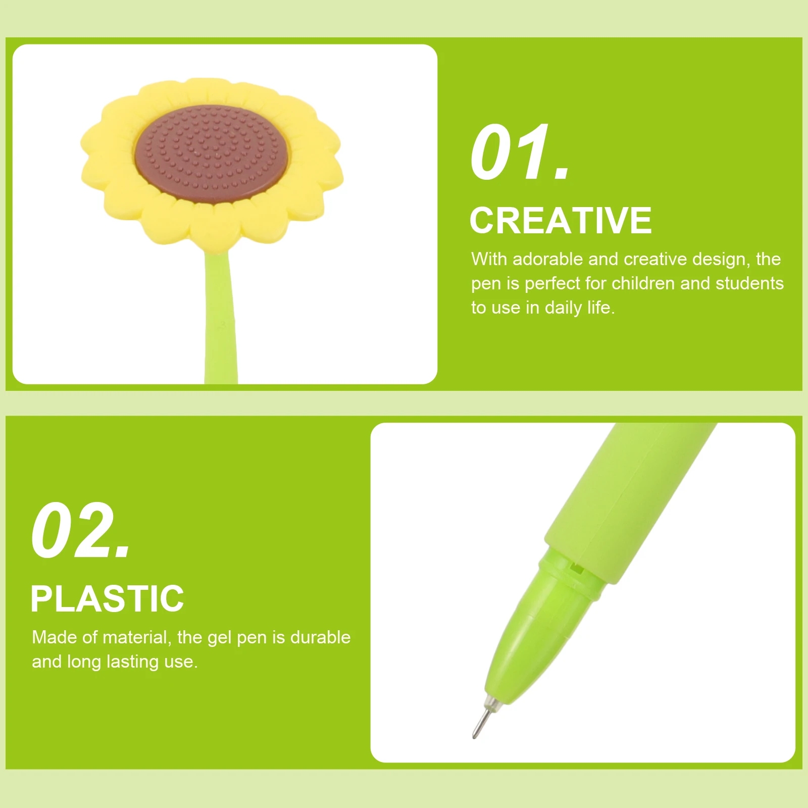 5 Pcs Sunflower Gel Pen Home Students Stationery School Supplies Writing Office
5 Pcs Sunflower Gel Pen Home Students Stationery School Supplies Writing Office