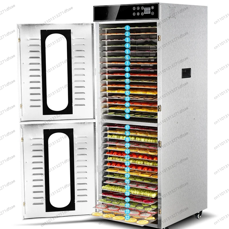 Commercial 32-layer Dryer, Large Fruit, Meat, Tea, Stainless Steel Food, Chinese Herbal Medicine Air Dryer
Commercial 32-layer Dryer, Large Fruit, Meat, Tea, Stainless Steel Food, Chinese Herbal Medicine Air Dryer
