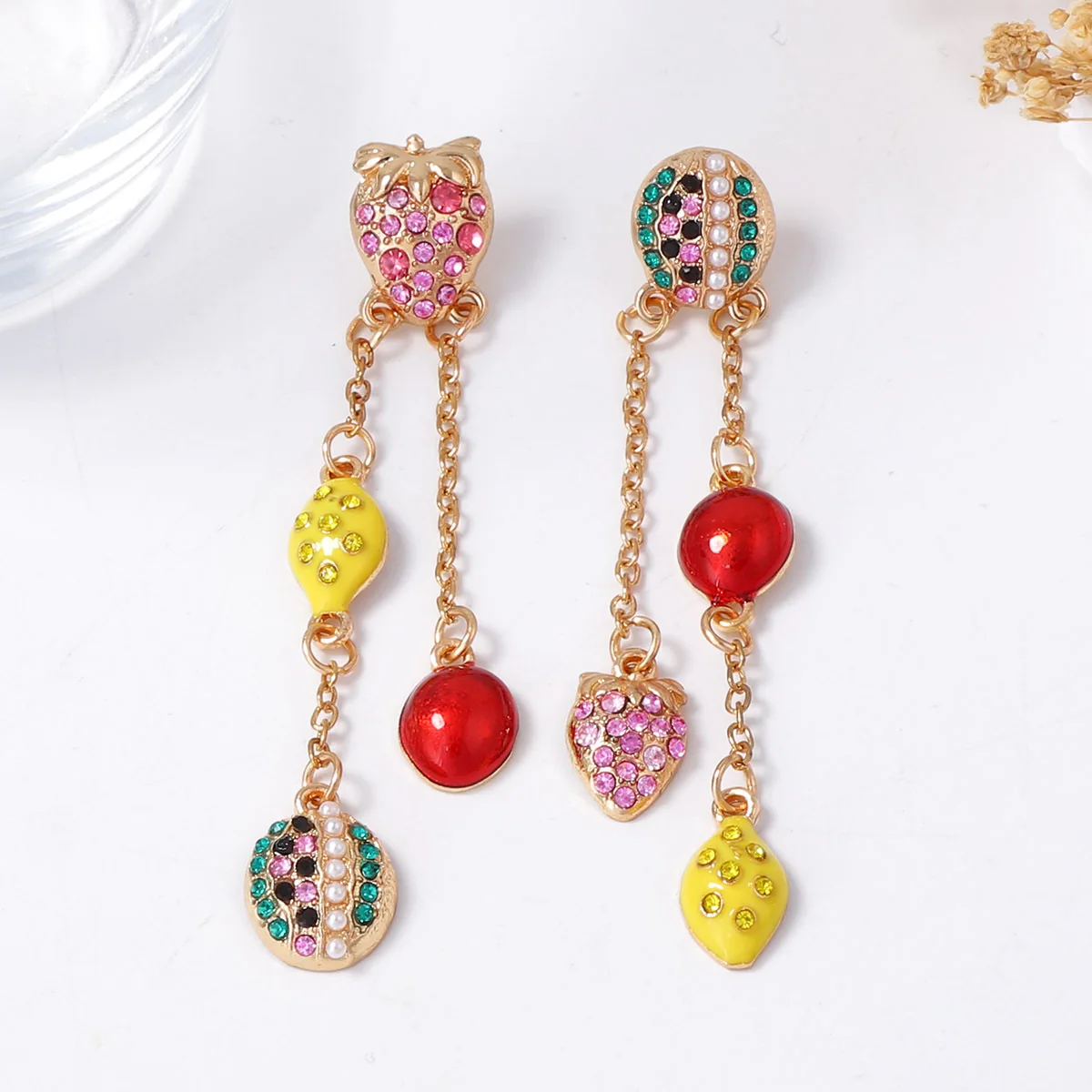 ZAA Charms Statement Fruit Tassel Dangling Earrings Trendy Woman Jewelry High Quality Fashion Holiday Party Accessories
ZAA Charms Statement Fruit Tassel Dangling Earrings Trendy Woman Jewelry High Quality Fashion Holiday Party Accessories