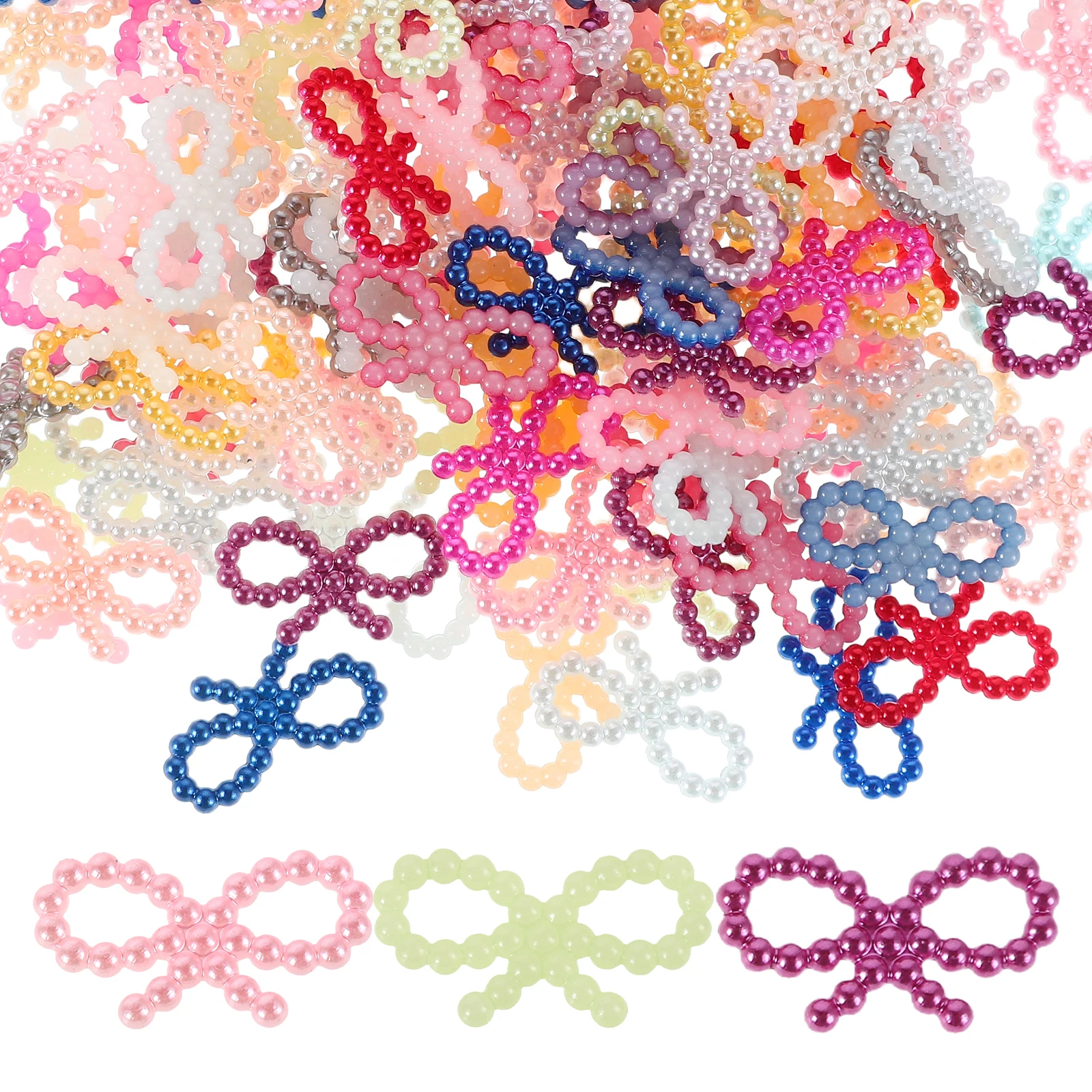 100 Pcs Hollow Bow Pearl Bowknot Nail Art Simulated Wedding Imitation Pearls Cute Craft Design Tiny Wrapping Decoration
100 Pcs Hollow Bow Pearl Bowknot Nail Art Simulated Wedding Imitation Pearls Cute Craft Design Tiny Wrapping Decoration