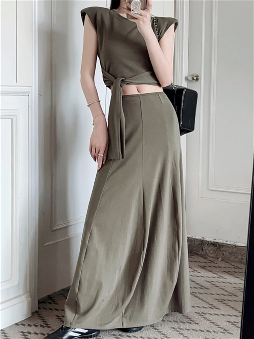 Alien Kitty Stylish Office Wear Women Two Pieces Suits Summer 2023 Elegant Solid V-Neck Tank Tops Slim Long Skirts OL Sets
Alien Kitty Stylish Office Wear Women Two Pieces Suits Summer 2023 Elegant Solid V-Neck Tank Tops Slim Long Skirts OL Sets