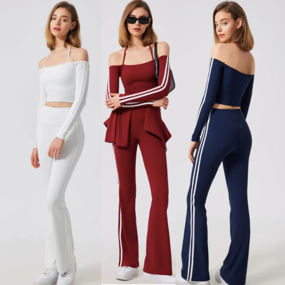 Long Sleeve Women Shirts for Women Workout Yoga Tops Halter T-shirts Gym Crop Tops Off Shoulder Jogging Tights Activewear
Long Sleeve Women Shirts for Women Workout Yoga Tops Halter T-shirts Gym Crop Tops Off Shoulder Jogging Tights Activewear