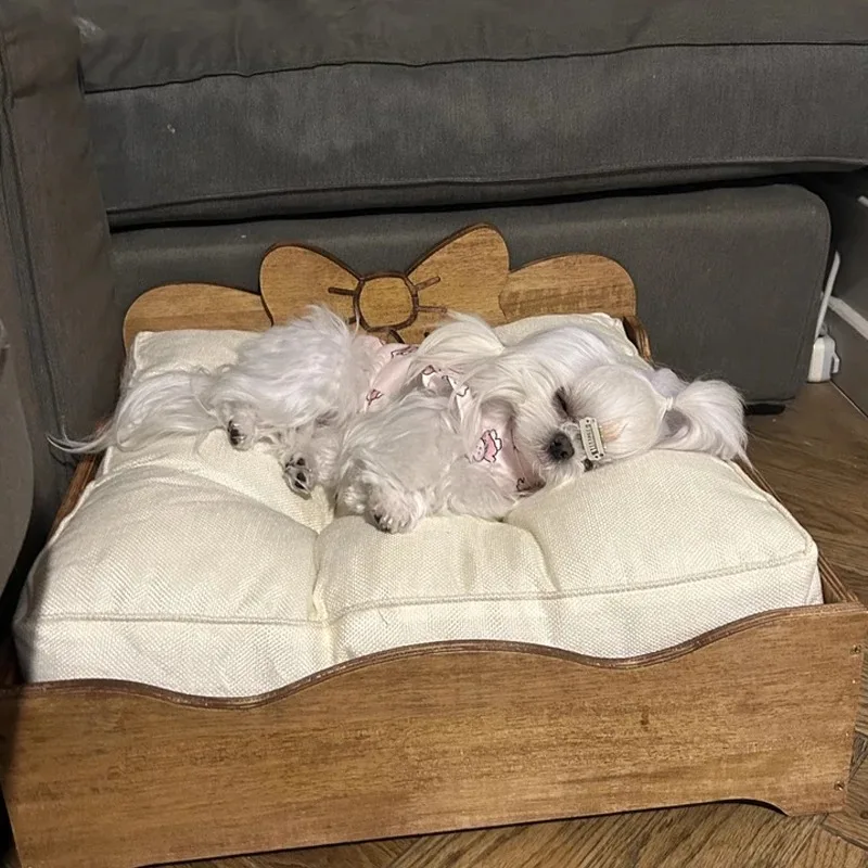 Solid Wood Cat Bed Luxury Puppy Cats Beds Small Dog Cat Kitten Furniture Beds Kittens Cats Sleeping
Solid Wood Cat Bed Luxury Puppy Cats Beds Small Dog Cat Kitten Furniture Beds Kittens Cats Sleeping