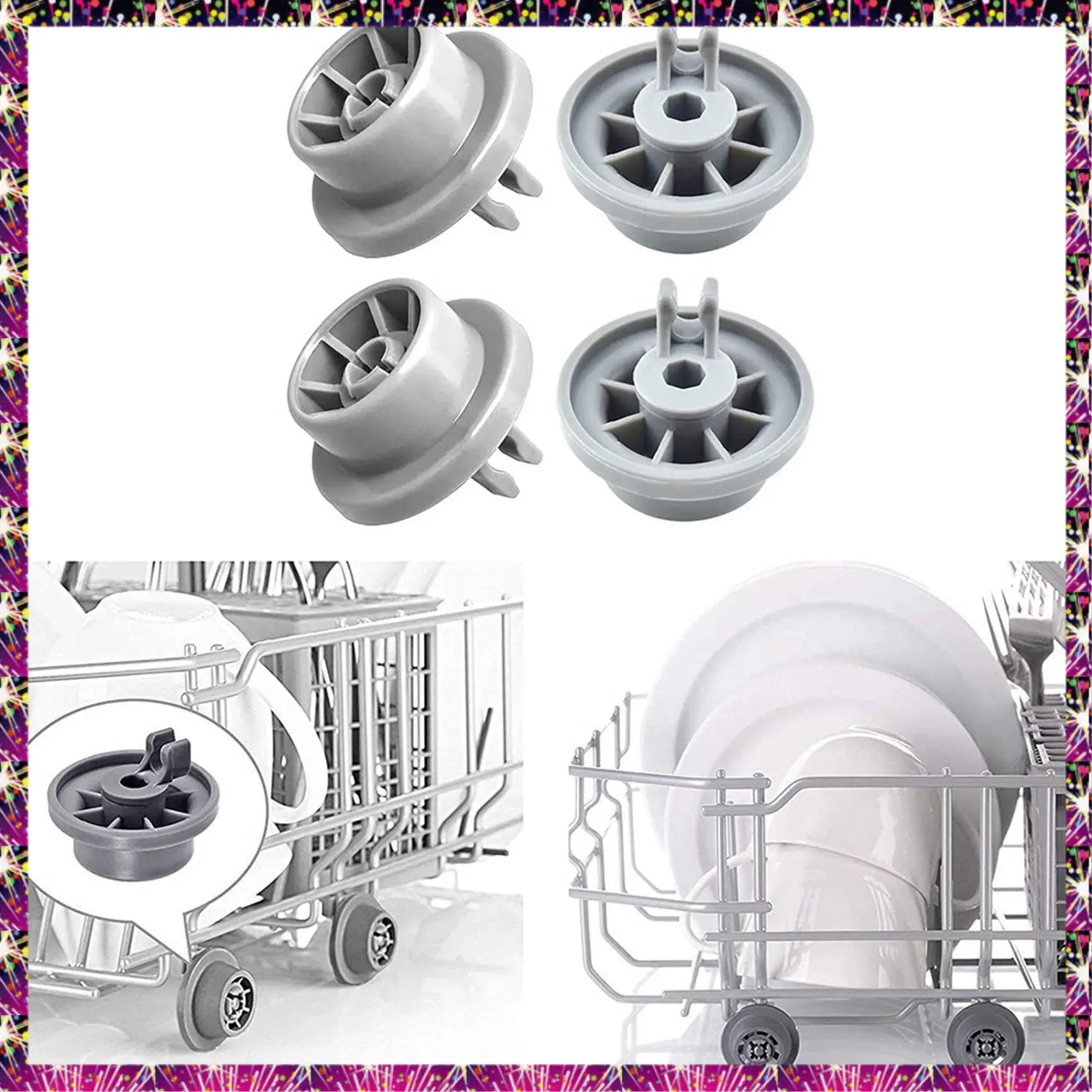 Колеса нижней нижней корзины для посудомоечной машины FSLH 8X, совместимые с Neff и Siemens 165314, запасные части для посудомоечной машины, нижние ролики
Колеса нижней нижней корзины для посудомоечной машины FSLH 8X, совместимые с Neff и Siemens 165314, запасные части для посудомоечной машины, нижние ролики