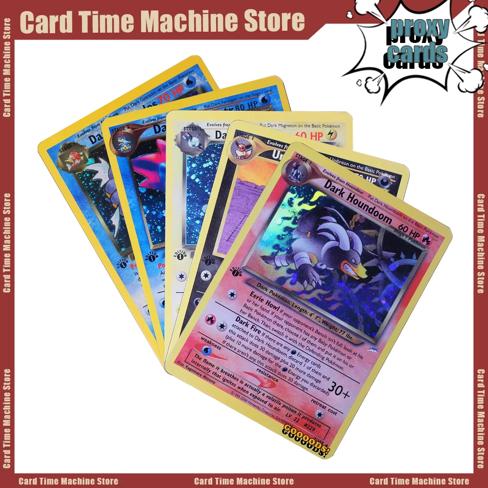 Классические базовые карты Pokémon 1ST Edition Прокси-карты Развлекательные игры PKM Tyranitar Umbreon Cleffa Коллекция Настольные игры Карточные игры
Классические базовые карты Pokémon 1ST Edition Прокси-карты Развлекательные игры PKM Tyranitar Umbreon Cleffa Коллекция Настольные игры Карточные игры