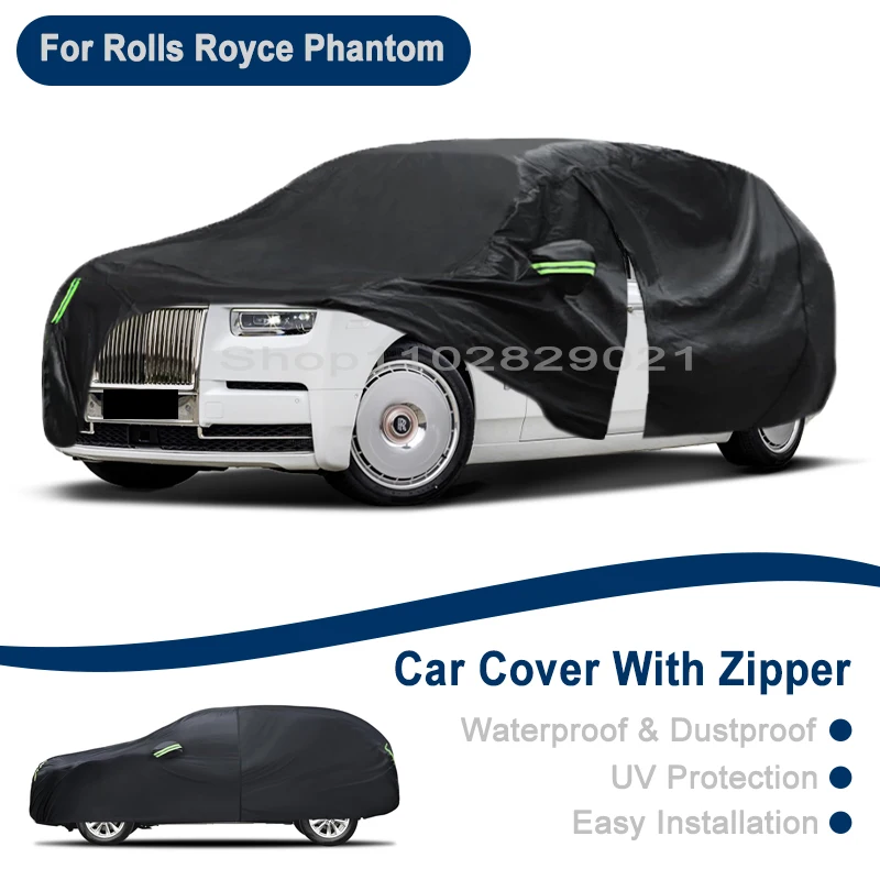 Outdoor Full Vehicle Cover For Rolls Royce Phantom - Side Zipper Design, Waterproof Dustproof Sun Protection Car Cover
Outdoor Full Vehicle Cover For Rolls Royce Phantom - Side Zipper Design, Waterproof Dustproof Sun Protection Car Cover