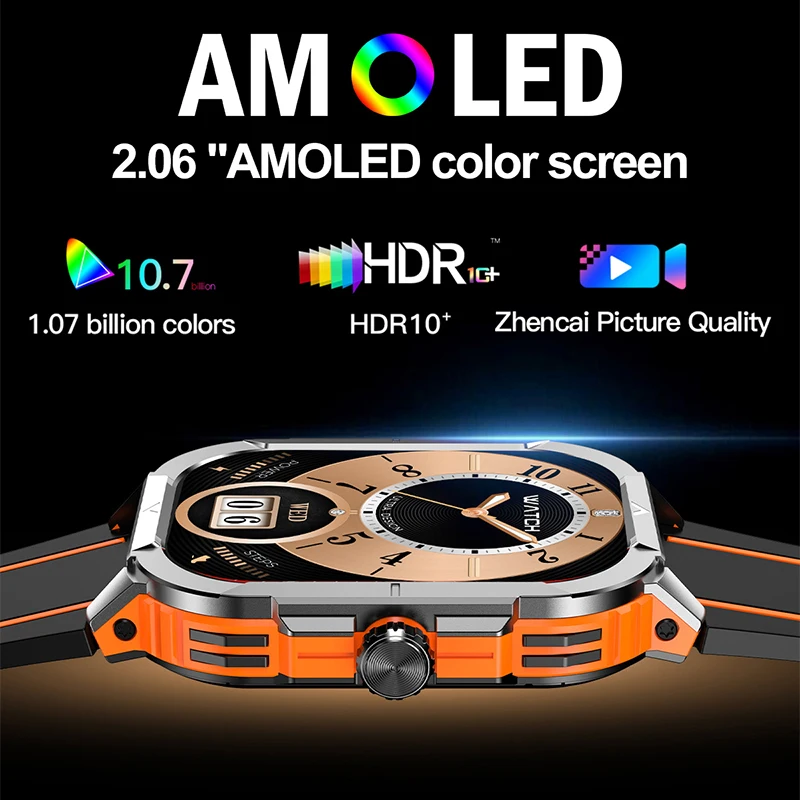 Smart Watch Multiple Dial 2.06Inch Full Touch Screen AMOLED Wireless Charging Waterproof Sports Watch For Sport Smart Wristwatch
Smart Watch Multiple Dial 2.06Inch Full Touch Screen AMOLED Wireless Charging Waterproof Sports Watch For Sport Smart Wristwatch