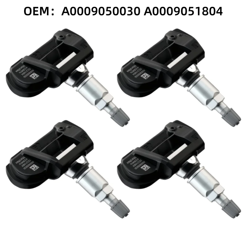 4pcs A0009050030 A0009051804 TPMS Tire Pressure Monitoring Sensors 433MHz For 2007-2016 Mercedes-Benz A、B、C、CL、CLA、CLK Class VW
4pcs A0009050030 A0009051804 TPMS Tire Pressure Monitoring Sensors 433MHz For 2007-2016 Mercedes-Benz A、B、C、CL、CLA、CLK Class VW