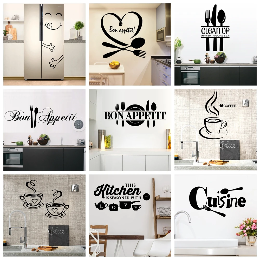 22 Styles Large Kitchen Wall Stickers Home Decor Decals Vinyl Sticker for House Decoration Accessories Mural Wallpaper Poster
22 Styles Large Kitchen Wall Stickers Home Decor Decals Vinyl Sticker for House Decoration Accessories Mural Wallpaper Poster